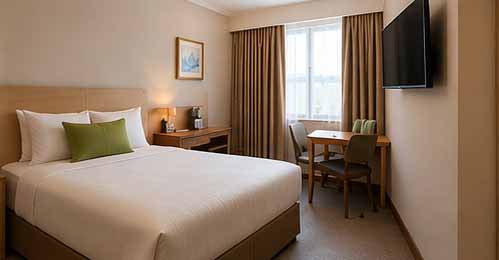 Budget hotel room