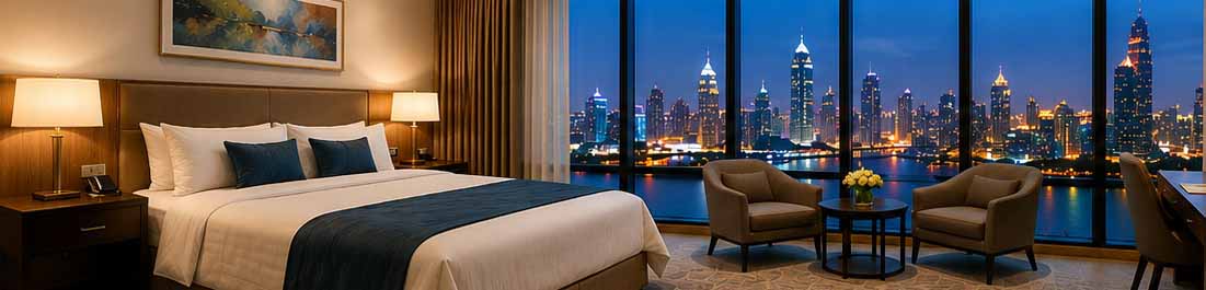 Luxury hotel room